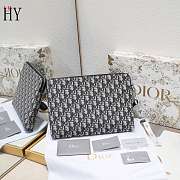 Dior A5 Pouch Oblique 30*20*2.5cm - 4