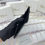 Dior Caro Dahlia Wallet Black 11.5 x 9 x 2cm - 5