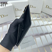 Dior Dahlia Wallet Black 11.5 x 9 x 2cm - 3