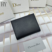 Dior Dahlia Wallet Black 11.5 x 9 x 2cm - 2