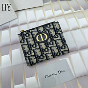 Dior Dahlia Wallet Oblique 11.5 x 9 x 2cm - 1