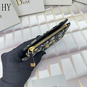 Dior Dahlia Wallet Oblique 11.5 x 9 x 2cm - 4