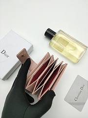 Dior 30 Montaigne 5-Gusset Card Holder Pink 10.5*6*3cm - 4