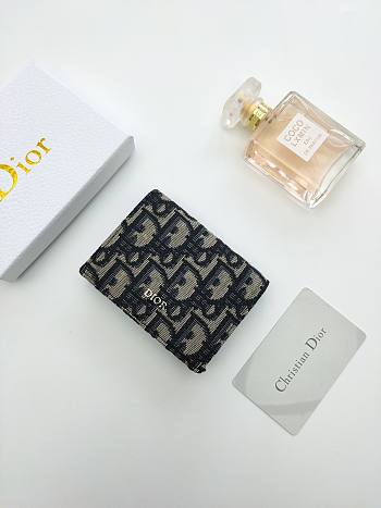 Dior Card Case Wallet Oblique 10*6.8*2cm