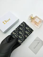 Dior Card Case Wallet Oblique 10*6.8*2cm - 3