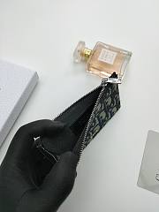 Dior Zipped Card Holder Oblique 13.2*7.5cm - 5