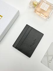 Dior 30 Montaigne Card Holder Black - 10*7.5cm - 3