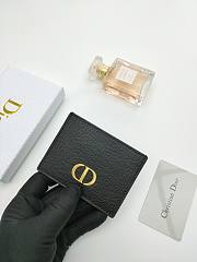 Dior 30 Montaigne Card Holder Black - 10*7.5cm - 2