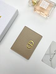 Dior 30 Montaigne Card Holder Beige - 10*7.5cm - 5