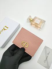 Dior 30 Montaigne Card Holder Pink 10*7.5cm - 4