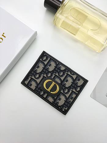 Dior 30 Montaigne Card Holder Oblique 10*7.5cm