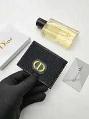 Dior 30 Montaigne Card Holder Black Oblique 10*7.5cm - 2