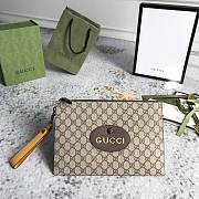 Gucci Neo Vintage GG Supreme Beige 30*20cm - 1