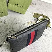 Gucci Black GG Supreme Web Clutch 30.5*24*4.5cm - 3