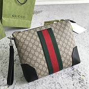 Gucci GG Supreme Web Clutch 30.5*24*4.5cm - 4