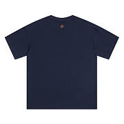 LV Vers Embellished Short-Sleeved T-Shirt Blue  - 3