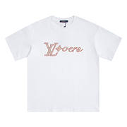 LV Vers Embellished Short-Sleeved T-Shirt White - 1