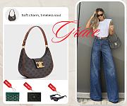  CELINE TRIOMPHE CANVAS HANDBAGS 114493 - size 23 x13.5 x6cm - 1