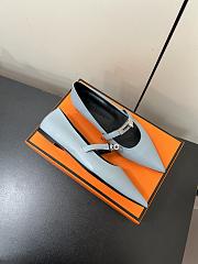 Hermes 25ss Kelly buckle high heels blue - heels height  4.5 cm - 3