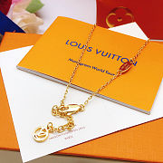 LV logo necklace full box - 5