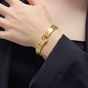 Fendi logo golden bracelet - 1