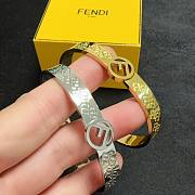 Fendi logo golden bracelet - 5