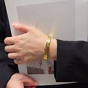Fendi logo golden bracelet - 4