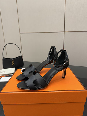 Hermes leather high heels - heels 6.5 cm 