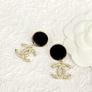 CHAN 24 black gold earings  - 6
