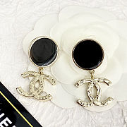 CHAN 24 black gold earings  - 5