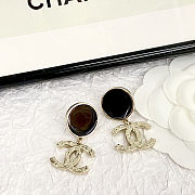 CHAN 24 black gold earings  - 4