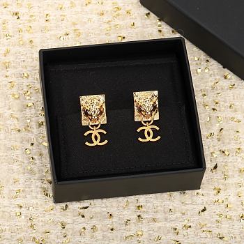 Ch@nel vintage earings full box 