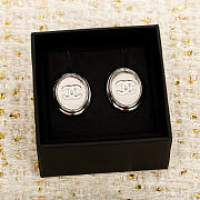 Chanel siver classic earings - 5