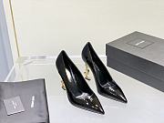 ysl classic letter high heels  - 5