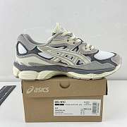 asics gel-nyc white oyster grey - 3