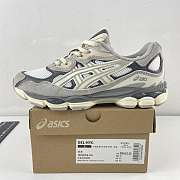 asics gel-nyc white oyster grey - 6
