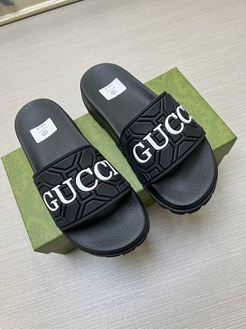 Gucci high-end couple slippers black 