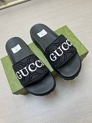 Gucci high-end couple slippers black  - 4