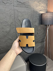 Hermes cowhide slippers for men and women - 5