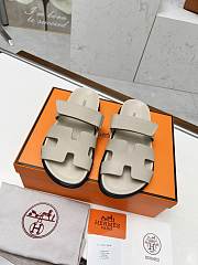 Hermes H-shaped Velcro flat sandals  - 2