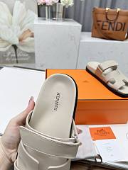 Hermes H-shaped Velcro flat sandals  - 6