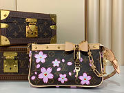 LV x TM POCHETTE ACCESSOIRES Cherry Blossom size 13 x 4 x 22 cm - 5