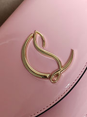 Louboutin leather pink bag 20*14*6.5 cm - 6