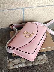Louboutin leather pink bag 20*14*6.5 cm - 2