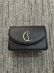 Louboutin leather black bag 20*14*6.5 cm - 6