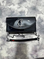 Louboutin leather black patent bag 20*14*6.5 cm - 1