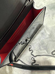 Louboutin leather black patent bag 20*14*6.5 cm - 2