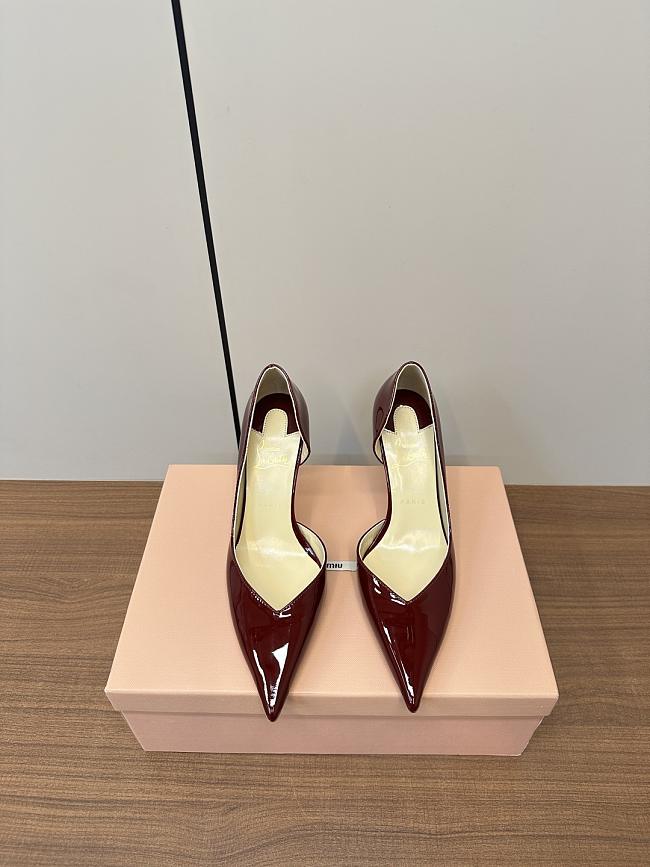 Louboutin new version red  highheels - heels : 10cm - 1