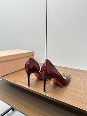Louboutin new version red  highheels - heels : 10cm - 4