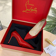 Louboutin Red patent leather - heels : 10cm - 6